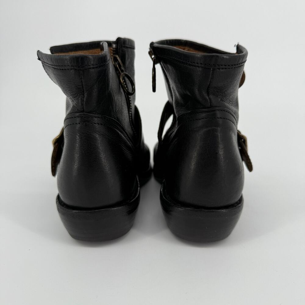 Florentini Baker Womens Ankle Boots Moto Leather Bootie Size 9 EU 39.5 Biker - Picture 5 of 9